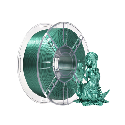 Good price Tecnologia di formazione di filamenti da stampante 3D FDM 1 kg 1,75 mm Filamento PLA verde di seta in linea