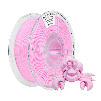 Good price Personalizzazione ad alta resistenza 1 kg di diametro 1,75 mm Filamento rosa PETG Filamento di stampa 3D in linea