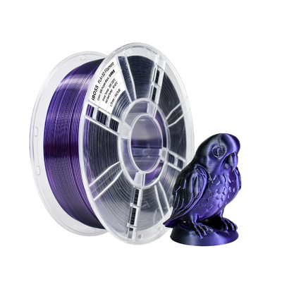 Un buen precio. Filamento de la impresora 3D PLA Pro Robustez mejorada de seda de doble color Violeta Filamento negro en línea
