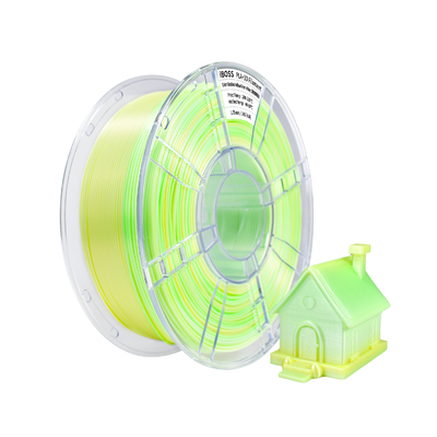 Good price iBOSS High Toughness 3D Printing Filament Kuning Hijau Putih PLA+ 1kg Filament 3D Printed on line