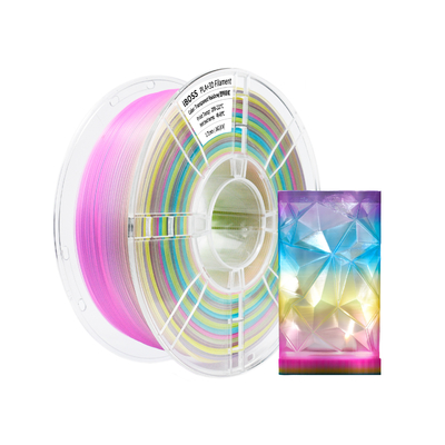 Good price iBOSS PLA+ Transparent Rainbow PLA+ Filamento 1.75mm Per la stampa 3D Filamento in linea