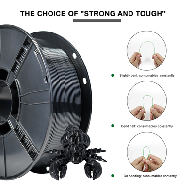 Good price iBOSS 3D Printer Filament PETG Filament Hitam 1.75mm Keakuratan Dimensi +/- 0.02mm on line