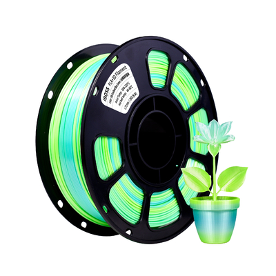 Un buen precio. iBOSS PLA+ Filamento de alta resistencia 1000g Gradiente Filamento azul verde 1.75MM Filamento de impresión 3D en línea