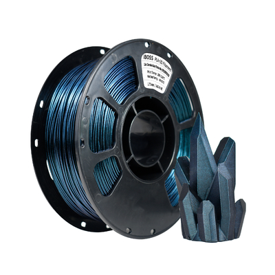 좋은 가격 iBOSS PLA+Change Filament 갤럭시 티타늄 합금 1000g 3D 프린터 필라멘트 부드러운 인쇄 표면 온라인으로