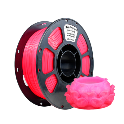 좋은 가격 온도 변화 컬러 PLA+ 필라멘트 빨강에서 핑크 1.75mm 1KG 3D 프린터 필라멘트 온도 변화 FDM 3D 프린팅 재료 온라인으로