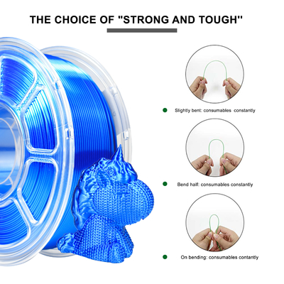 İyi bir fiyat. iBOSS Silk Blue 3D Printing PLA+ 3D Filament 1kg 1.75mm Printing Temperature 220-240℃ Custom çevrimiçi