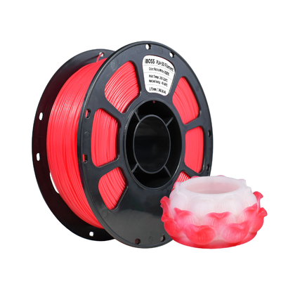 Good price Iboss Strong Resilience Temperature Color Change Red To White 3D Printing Filament  PLA +1.75mm online