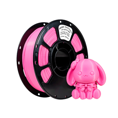 Un buen precio. Fibra de impresión 3D de PLA + de alta dureza 1.75mm Impresora 3D rosa claro 1kg Carrete en línea