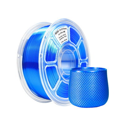 Un buen precio. iboss 3d printing Filament Silk Blue 1.75mm PLA Plus Toughness Enhanced 3D Printer 1000g en línea