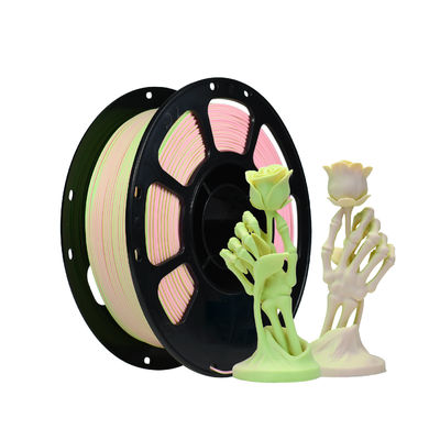 Ein guter Preis. PLA Matte 3D Printing Filament 1000g Matte Pink Green 1.75mm PLA+ Dual Color Filament3D Printing Consumable Online